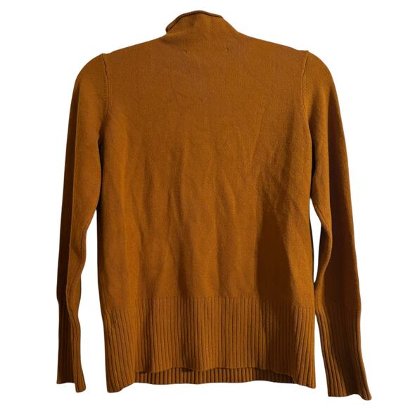 French Connection Mock Neck Burnt Orange Sweater Size Small - Picture 2 of 5